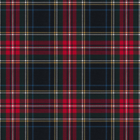 Tissu tartan - Carreaux rouge bleu