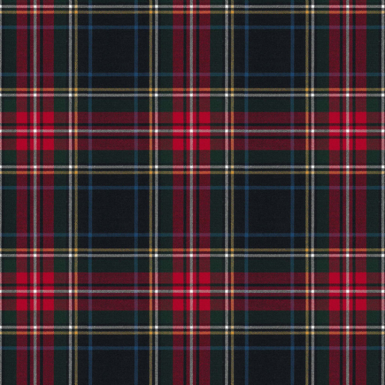 Tissu tartan - Carreaux rouge bleu
