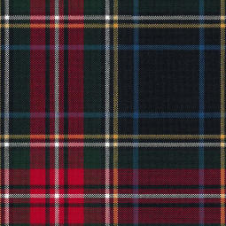 Tissu tartan - Carreaux rouge bleu