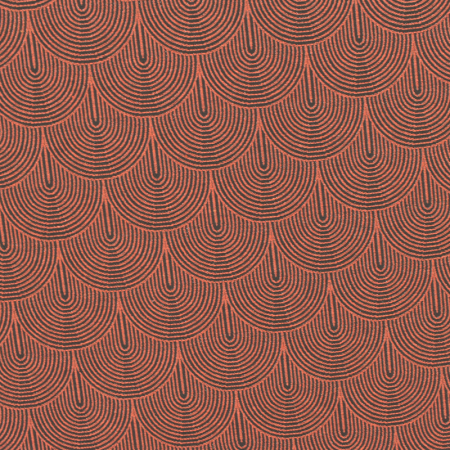 Tissu jacquard - Aiko rouille