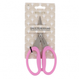Ciseaux de précision micro-dentés rose - Bohin