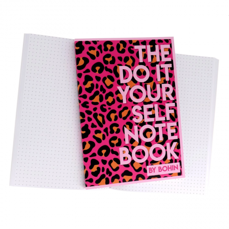 Carnet créatif A5 léopard rose - Bohin
