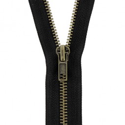 Fermeture à glissière séparable laiton - Spécial veste