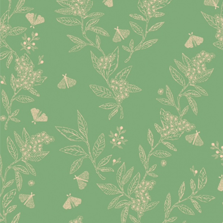 Art Gallery Fabrics - The curstor Gardenista - Growing Herbs Vert