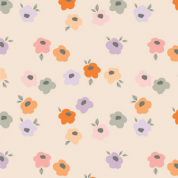 Art Gallery Fabrics - Tangerine - Sweet & Charming