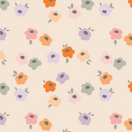 Art Gallery Fabrics - Tangerine - Sweet & Charming