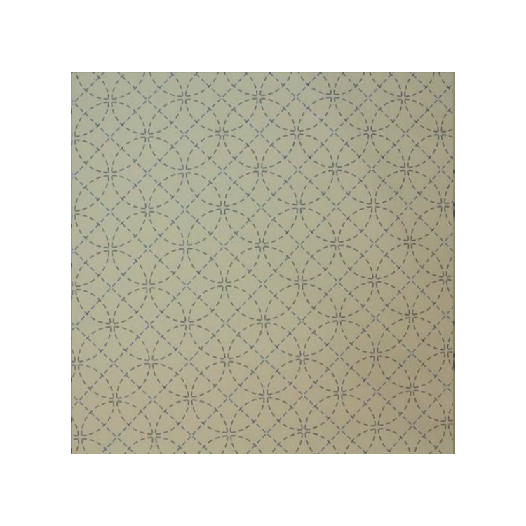 Tissu sashiko préimprimé - Shippo écru