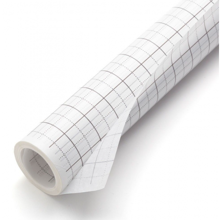 Rouleau de papier calque à patron quadrillé - 0,8 x 15 m