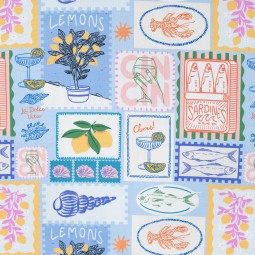 Tissu canvas - Bord de mer