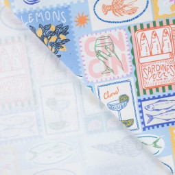 Tissu canvas - Bord de mer