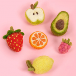 Livre DMC Feutrage - Panier de fruits