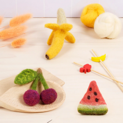 Livre DMC Feutrage - Panier de fruits