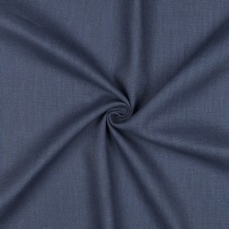 Tissu lin coton - Jeans
