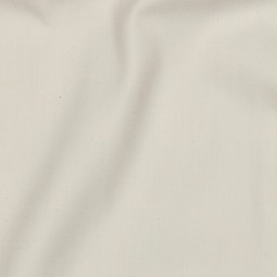 Tissu coton uni satiné crème