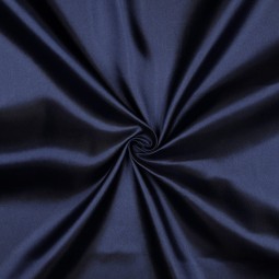 Tissu satin - Navy
