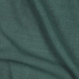 Tissu viscose et lin - Dark green
