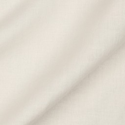 Tissu lin lavé et coton - Écru