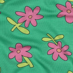 Tissu jersey - Célia vert