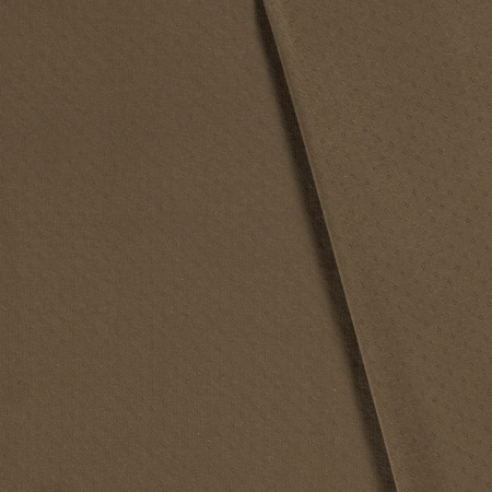 Tissu jersey coton - Ajouré taupe