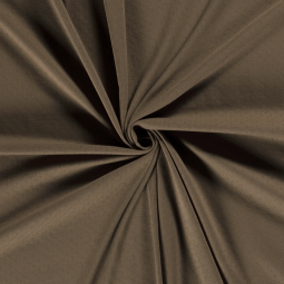 Tissu jersey coton - Ajouré taupe