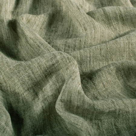 Tissu Polyester - Esprit chambray kaki