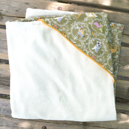 Kit de couture : Cape de bain animaux