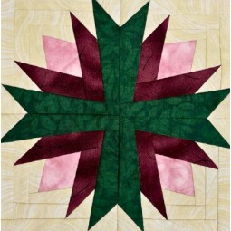 Support intissé motifs Tulipan - 15 x 15 cm