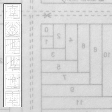 Support intissé motifs Miniature basic - 8 x 8 cm