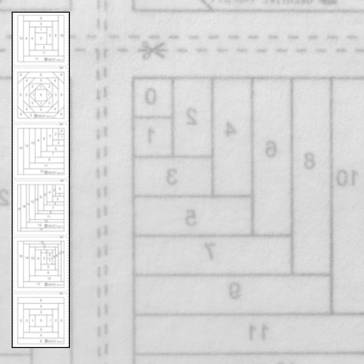 Support intissé motifs Miniature basic - 8 x 8 cm