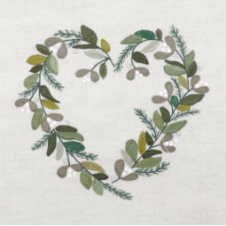 Kit de broderie - Jardin d'hiver - Janvier