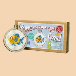 Kit de broderie - Comme un poisson dans l'eau
