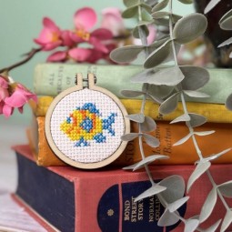 Kit de broderie - Comme un poisson dans l'eau