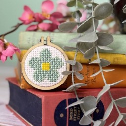 Kit de broderie - Bonne fête maman