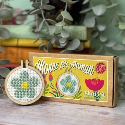 Kit de broderie - Bonne fête maman