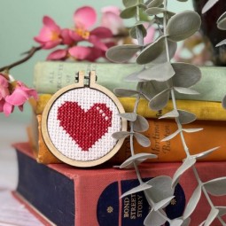 Kit de broderie - Be my valentine