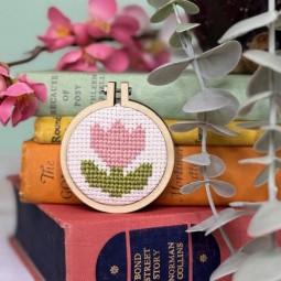 Kit de broderie - Tulipe dans mes pensées