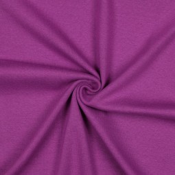 Tissu Bord-côte biologique - Violet