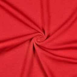 Tissu Bord-côte biologique - Rouge