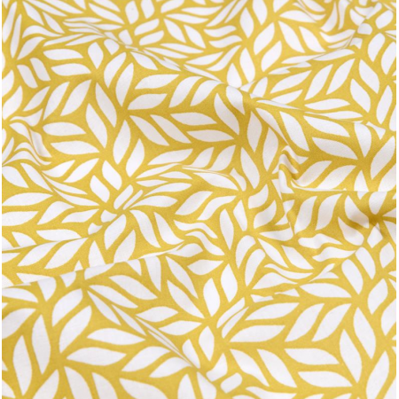 Tissu enduit - Ilyan moutarde