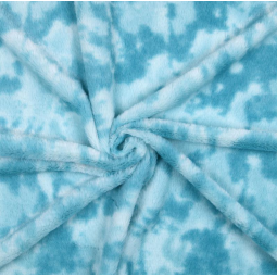 Tissu fausse fourrure - Bubu bleu