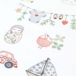 Kit de broderie - Planche enfant