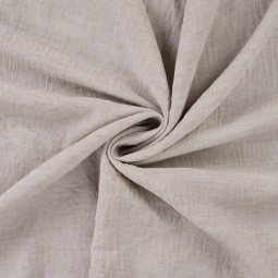 Tissu polyester - Aspect lin uni