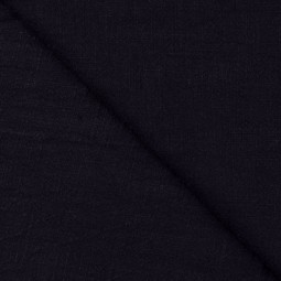 Tissu lin lavé - Navy