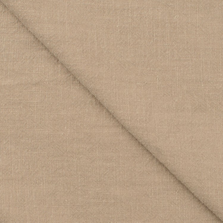 Tissu lin lavé - Sable