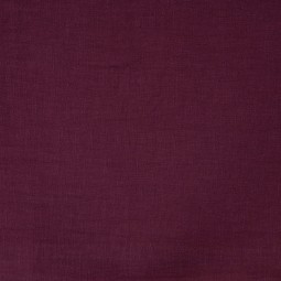 Tissu lin lavé - Bordeaux
