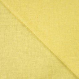 Tissu lin lavé - Jaune
