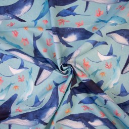 Tissu Katia fabrics - Popeline de coton - Seaside