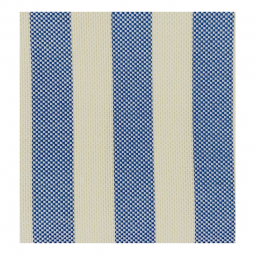 Tissu canvas Outdoor - Rayure bleu