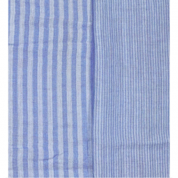 Tissu double gaze - Stripes bleu ciel
