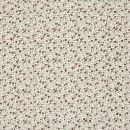 Tissu double gaze - Pâquerette blanc cassé